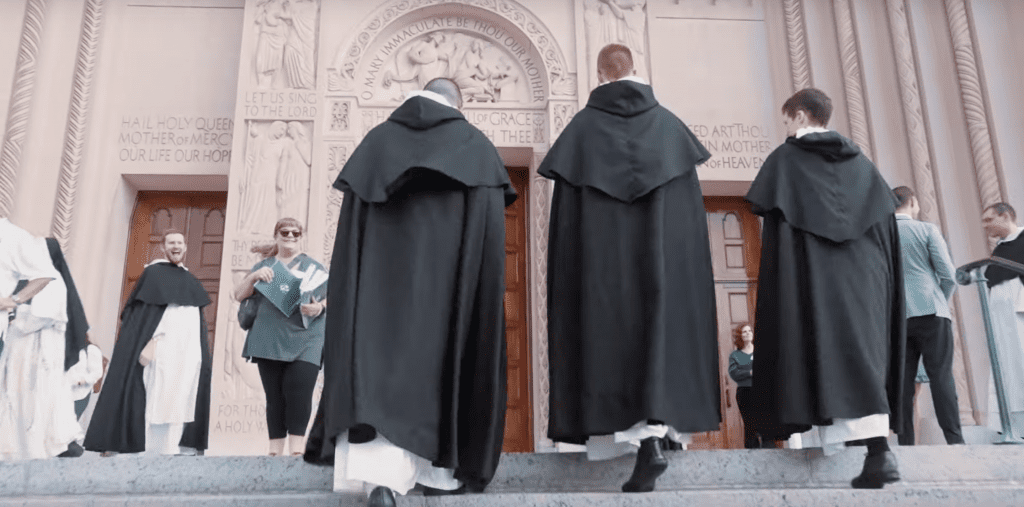 The Dominican Rosary Pilgrimage, is an annual national pilgrimage celebrating the Rosary at Basilica of the National Shrine of the Immaculate Conception in Washington, D.C.